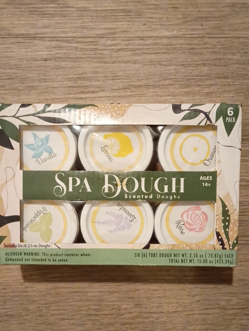 Scented Body Doughs - White & Yellow Tubs